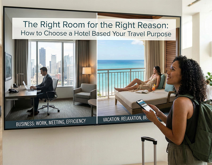The Right Room for the Right Reason: How to Choose a Hotel Based on Your Travel Purpose