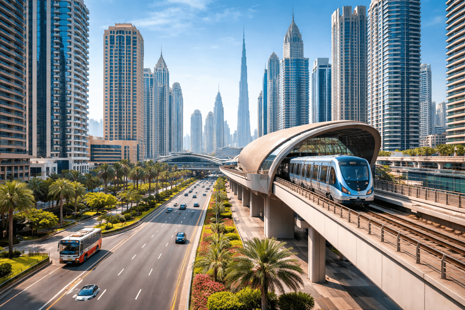 Low-Cost Hotels Near Public Transport in Dubai 2026